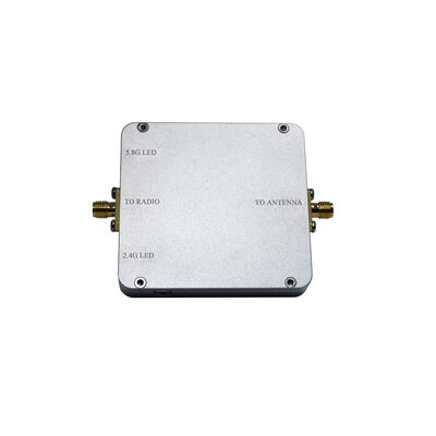 New designed 12V wifi 2.4ghz 5.2ghz 5.8ghz 3W 5W bidirectional DDS dual band power amplifier module