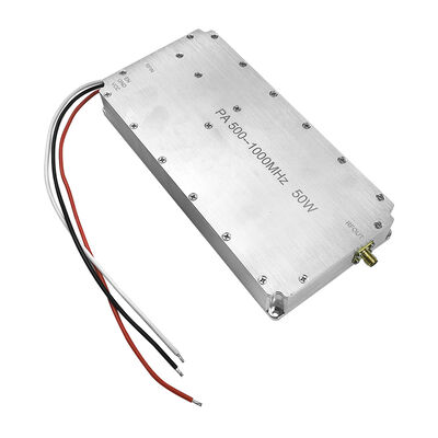 Customized ultra wide band high power 100W 500-1000mhz RF wireless power amplifer module