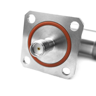 Waterproof aluminum SMA to N 90 degree  anti drone chassis equipment parts connector