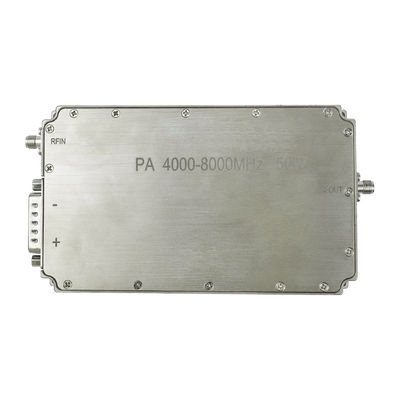 4000-8000MHz 50W High Gain Drone Amplifier Module 47dB Gain Σταθερή έξοδος 1dB