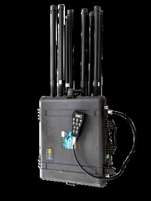 Εγκατάσταση GPSL1 WIFI VHF UHF παρεμβολέα σήματος drone FPV για προστασία ασφαλείας