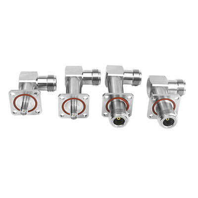 Αδιάβροχο αλουμίνιο SMA σε N 90 βαθμούς αντι-drone εξαρτήματα του πλαισίου εξοπλισμού σύνδεσμος