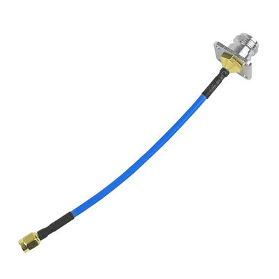 N-Type Female Flange to SMA Male RF Coaxial Cable 50 Ohm Low Loss DC‐18GHz για παρεμβολή σήματος drone και ασύρματη επικοινωνία