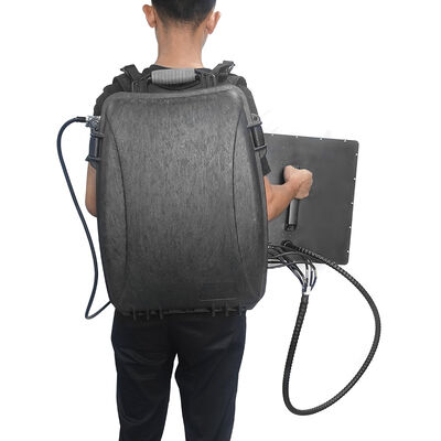 TX-BF05 Ασφάλεια Anti-Drone Jammer. backpack στυλ 1000-2000M μακράς εμβέλειας Drone σήμα Jammer με διπλή φόρτιση