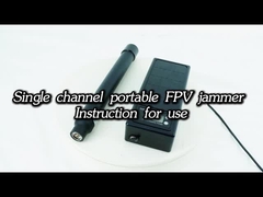 1km 700-1020 MHz συχνότητα μίας ζώνης φορητό χειροκίνητο FPV jammer για την προστασία της ασφάλειας των αερομεταφορών