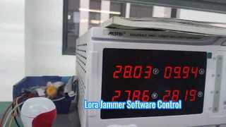 Ελεγχόμενη από λογισμικό μονάδα σήματος drone lora digital jammer